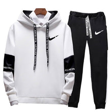 Load image into Gallery viewer, Brand Clothing Men's Casual Sweatshirts Pullover Cotton Men Tracksuit Hoodies Two Piece +pants Sport Shirts Autumn Winter Set